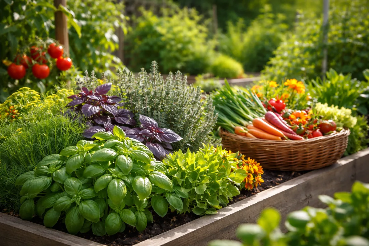 Comment associer les plantes dans un jardin pour améliorer la gastronomie