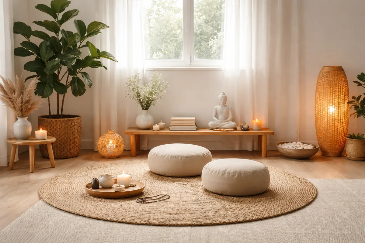 Les avantages de créer un coin de méditation chez soi