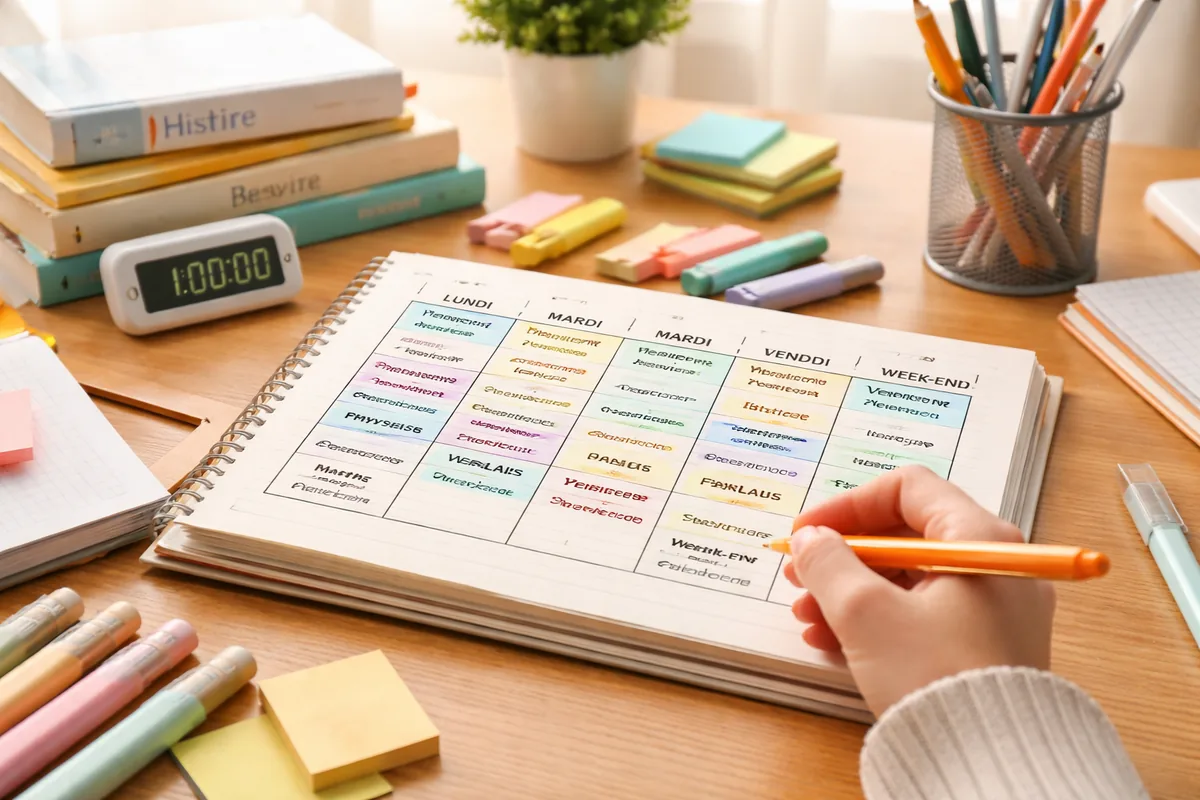 Comment établir un planning de révisions efficace pour le Bac et le Brevet